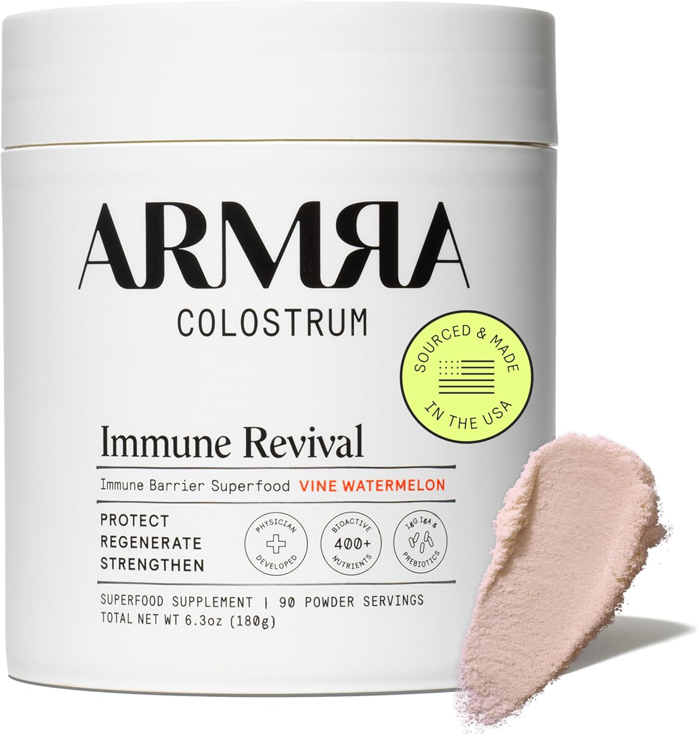 ARMRA Colostrum Powder | Gut Health & Bloating | Skin & Hair | Immunity | Keto, Gluten & Fat-Free
