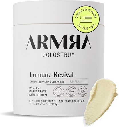 ARMRA Colostrum Powder | Gut Health & Bloating | Skin & Hair | Immunity | Keto, Gluten & Fat-Free