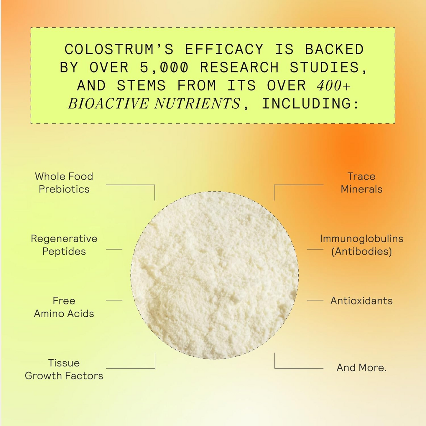 ARMRA Colostrum Powder | Gut Health & Bloating | Skin & Hair | Immunity | Keto, Gluten & Fat-Free